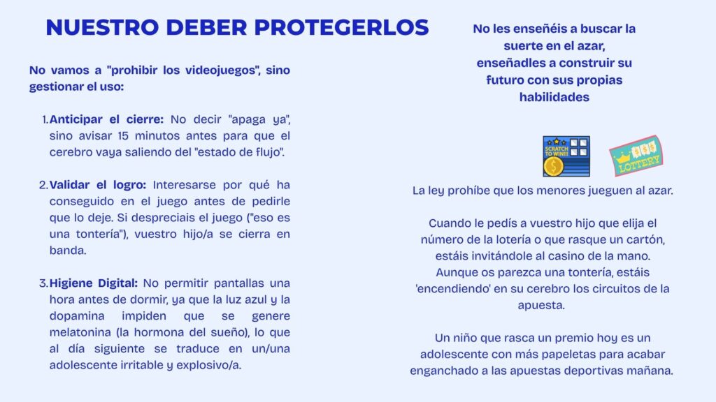 Nuestro deber protegerlos